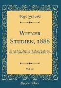 Wiener Studien, 1888, Vol. 10