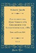 Zeitschrift des Harz-Vereins für Geschichte und Alterthumskunde, 1880, Vol. 13