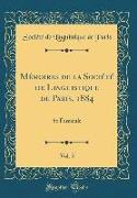 Mémoires de la Société de Linguistique de Paris, 1884, Vol. 5