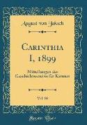 Carinthia I, 1899, Vol. 89