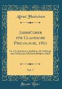 Jahrbücher für Classische Philologie, 1861, Vol. 7