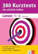 380 Kurztests Latein 1.-4. Lernjahr