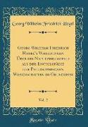 Georg Wilhelm Friedrich Hegel's Vorlesungen Über die Naturphilosophie als der Encyclopädie der Philosophischen Wissenschaften im Grundrisse, Vol. 2 (Classic Reprint)