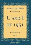 U and I of 1951, Vol. 29 (Classic Reprint)