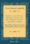 Journal of the House of Representatives, of the Sixth General Assembly of the State of Iowa: Begun and Held at the Capitol, in Iowa City, on the First