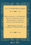 Proceedings of the Eightieth Annual Convention of the Evangelical Lutheran Synod of South Carolina: Held at Orangeburg Church, Orangeburg, S. C., Nove