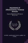 Department of Administration, Treasury Division: Report on Examination of Financial Statements
