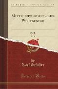 Mittelniederdeutsches Wörterbuch, Vol. 2