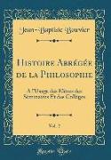 Histoire Abrégée de la Philosophie, Vol. 2