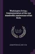 Washington Irving, Commemoration of the One Hundredth Anniversary of His Birth