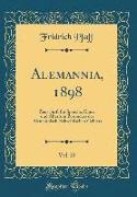 Alemannia, 1898, Vol. 25