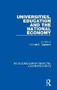 Universities, Education and the National Economy