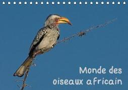 Monde des oiseaux africain (Calendrier chevalet 2019 DIN A5 horizontal)