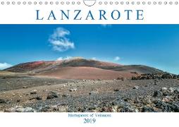 LANZAROTE - Masterpieces of Volcanoes (Wall Calendar 2019 DIN A4 Landscape)