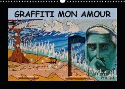 GRAFFITI MON AMOUR (Calendrier mural 2019 DIN A3 horizontal)