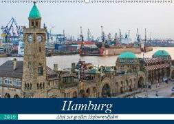 Hamburg - Ahoi zur großen Hafenrundfahrt (Wandkalender 2019 DIN A2 quer)