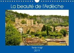 La beauté de l'Ardèche (Calendrier mural 2019 DIN A4 horizontal)