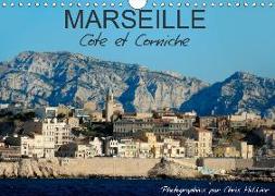 Marseille Côte et Corniche (Calendrier mural 2019 DIN A4 horizontal)