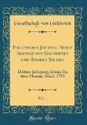 Politisches Journal Nebst Anzeige von Gelehrten und Andern Sachen, Vol. 1