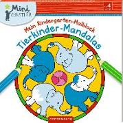 Mein Kindergarten-Malblock: Tierkinder-Mandalas