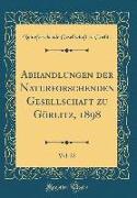Abhandlungen Der Naturforschenden Gesellschaft Zu Görlitz, 1898, Vol. 22 (Classic Reprint)