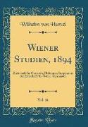 Wiener Studien, 1894, Vol. 16