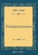 Dissertationen (Classic Reprint)