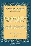 Slavonien Und Zum Theil Croatien, Vol. 2: Ein Beitrag Zur Völker-Und Länderkunde, Theils Aus Eigener Ansicht Und Erfahrung (1809-1812), Theils Auch Au