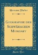 Geographie Der Schwäbischen Mundart (Classic Reprint)