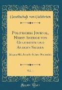 Politisches Journal, Nebst Anzeige Von Gelehrten Und Andern Sachen, Vol. 1: Jahrgang 1821, Erstes Bis Sechstes Monatsstück (Classic Reprint)