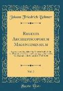 Regesta Archiepiscoporum Maguntinensium, Vol. 2