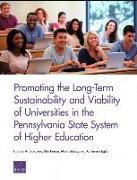 Promoting the Long-Term Sustainability and Viability of Universities in the Pennsylvania State System of Higher Education