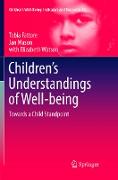 Children¿s Understandings of Well-being