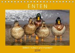 Enten. Beliebt, hübsch und imposant (Tischkalender 2019 DIN A5 quer)