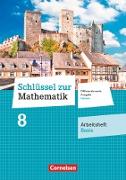 Schlüssel zur Mathematik, Differenzierende Ausgabe Hessen, 8. Schuljahr, Arbeitsheft Basis mit eingelegten Lösungen