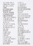 The Standard Book of Noun-Verb Exhibition Grammar
