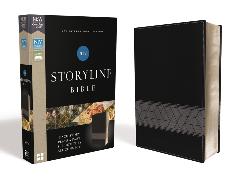 Niv, Storyline Bible, Leathersoft, Black, Comfort Print: Each Story Plays a Part. See How They All Connect