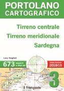 Tirreno centrale, Tirreno meridionale, Sardegna. Portolano cartografico