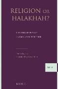 Religion or Halakha