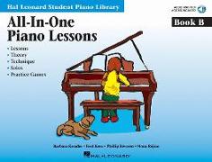 All-In-One Piano Lessons - Book B (Book/Online Audio) [With CD (Audio)]