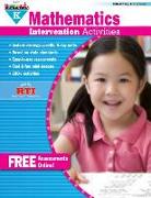 Mathematics Intervention Activities Grade K Book Teacher Resource