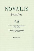 Schriften. Bd. 6 Teil 2.: Der dichterische Jugendnachlaß (1788 - 1791) und Stammbucheintragungen (1791 - 1793
