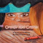 Orange Red Crayon