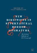 New Directions in Supernatural Horror Literature