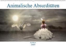 Animalische Absurditäten mit Planer (Wandkalender 2019 DIN A2 quer)