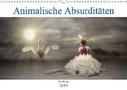 Animalische Absurditäten mit Planer (Wandkalender 2019 DIN A3 quer)