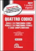 Quattro codici. Civile e di procedura civile, penale e di procedura penale e leggi complementari