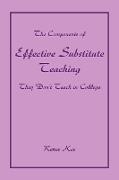 The Components of Effective Substitute Teaching They Don't Teach in College