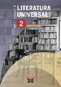 Literatura universal, 2 Bacharelato. Proposta didáctica