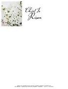 Christ Is Risen Dogwood Easter Letterhead (Pkg of 50)